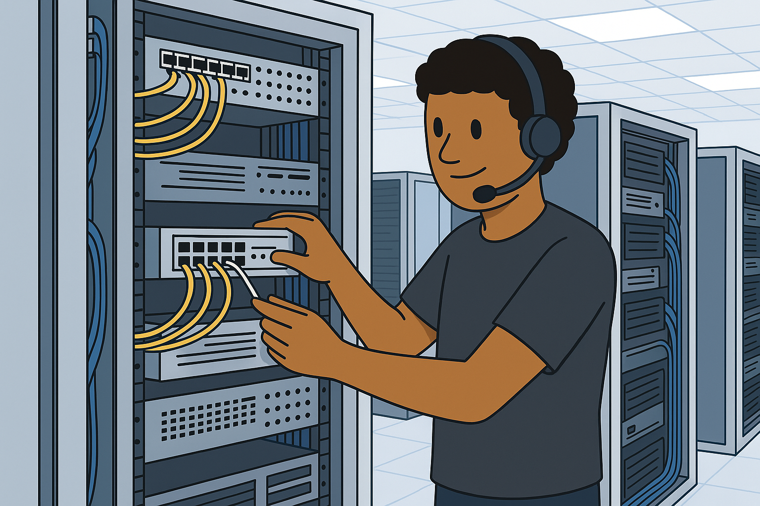 Network Infrastructure IT Rack
